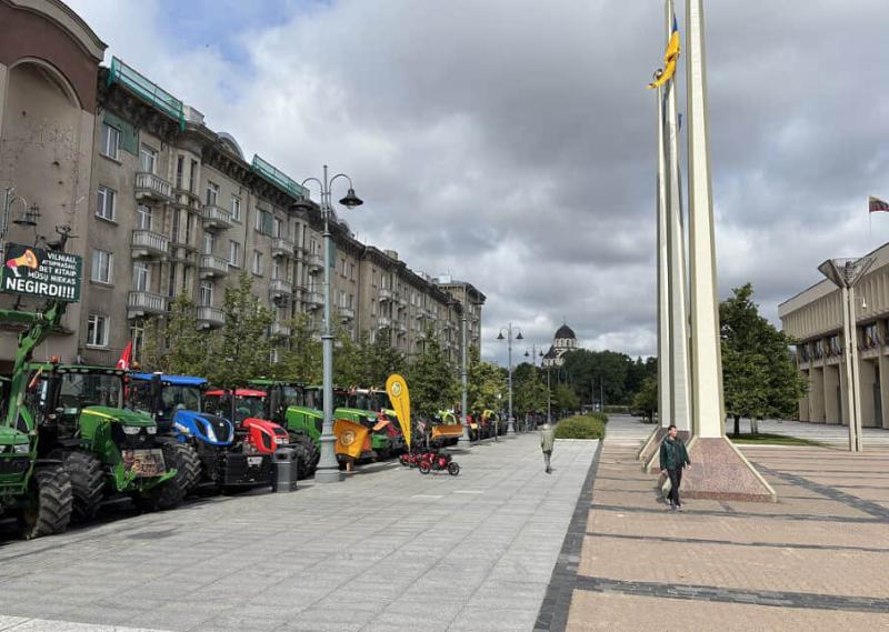 У столиці Литви, Вільнюсі, відбудеться другий мітинг аграріїв, які виступають проти змін у податковій системі.