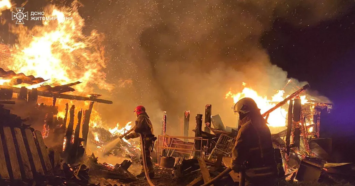 У Житомирській області произошел трагический пожар, который унес человеческую жизнь.