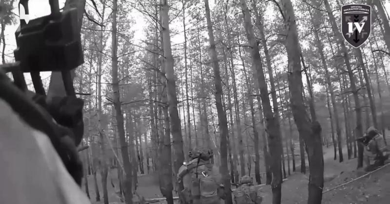 Українські бійці спецпідрозділів ліквідували диверсійно-розвідувальну групу ворога в лісовій місцевості на Лиманському напрямку. ДИВІТЬСЯ ВІДЕО.
