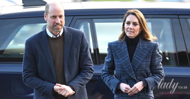 Кейт в елегантному пальті, а Вільям в стильному піджаку та штанях: Уельські герцоги завітали до Шотландії.