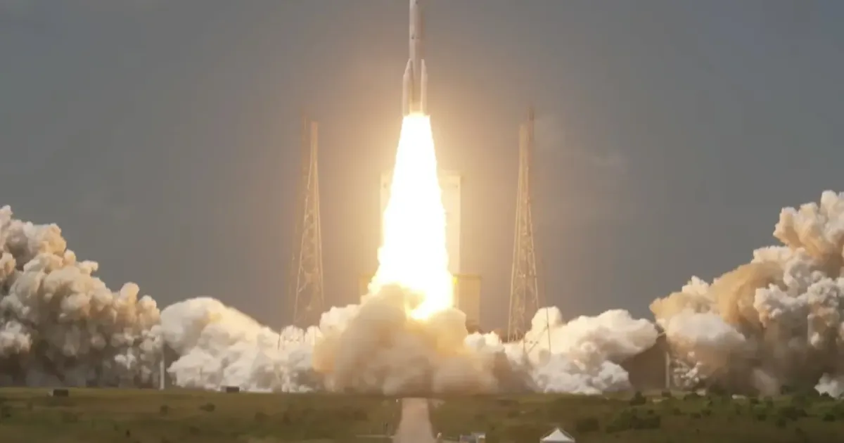 Європа вивела ракету Ariane 6 на орбіту з супутниками Amazon, прагнучи створити альтернативу системі Starlink.
