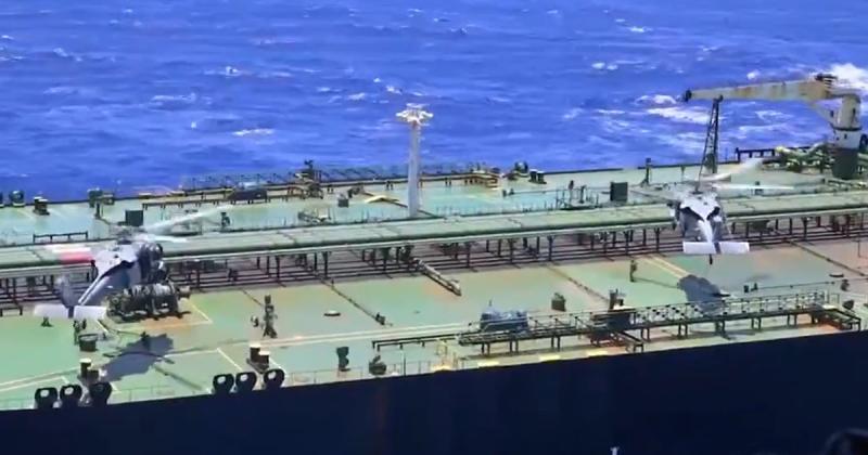 Сполучені Штати затримали ще один танкер, який знаходиться під санкціями, у водах Індійського океану. ДИВІТЬСЯ ВІДЕО.