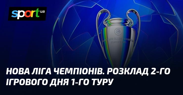 Нова Ліга чемпіонів: графік другого ігрового дня першого туру.