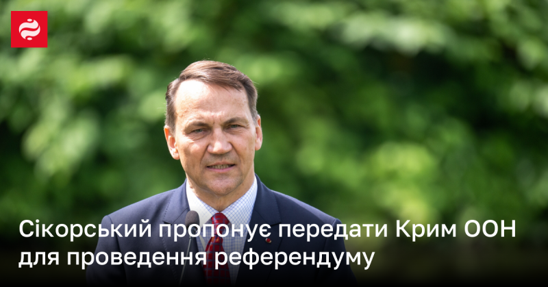 Сікорський висловив ідею передати Крим під управління ООН для організації референдуму.