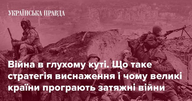 Конфлікт у безвихідній ситуації. Що таке стратегія виснаження і чому потужні держави зазнають поразки в тривалих війнах.