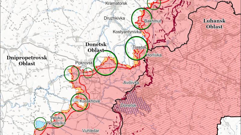 ISW досліджував, які наміри має Росія, намагаючись захопити велику Новосілку в Донецькій області.