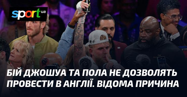 Бій між Джошуа і Полом не буде проведено в Англії. Відома причина цього рішення.