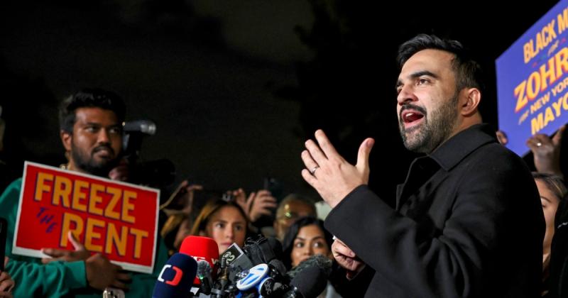 Мером Нью-Йорка обрали 34-річного Зохрану Мамдані.