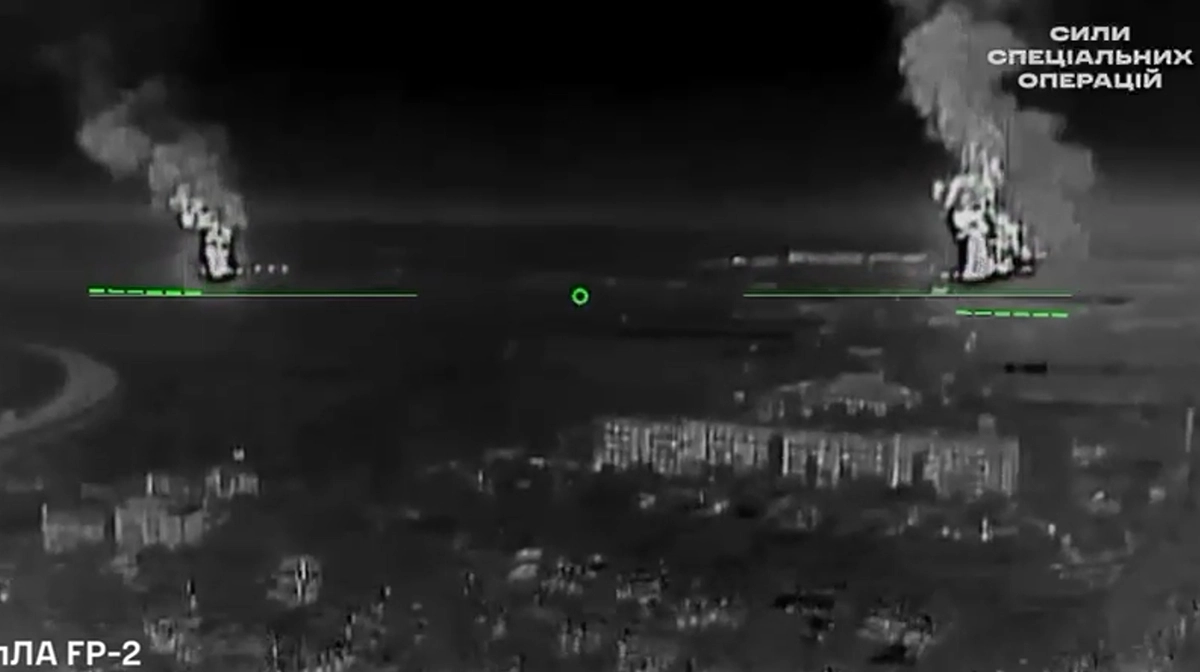 ССО продемонстрували, як знищуються нафтобази Росії в тимчасово захопленому Криму.