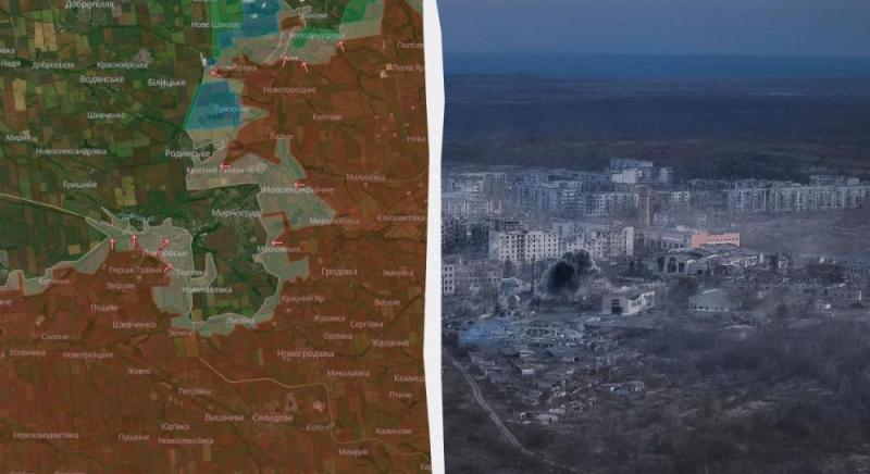 Логістика практично відсутня, і лише іноді негода стає рятівником: в DeepState поділилися інформацією про обстановку в Мирнограді.