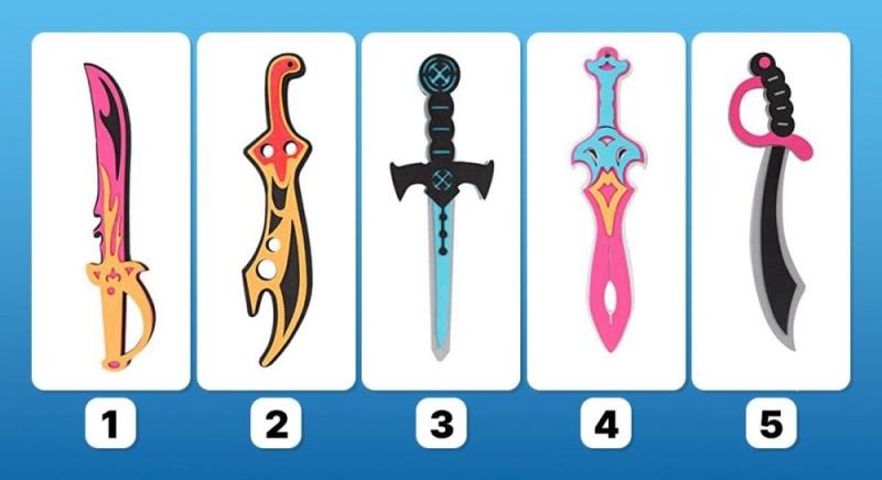 Ваш рівень агресії: обраний вами кинджал покаже, наскільки ви вражені гнівом.