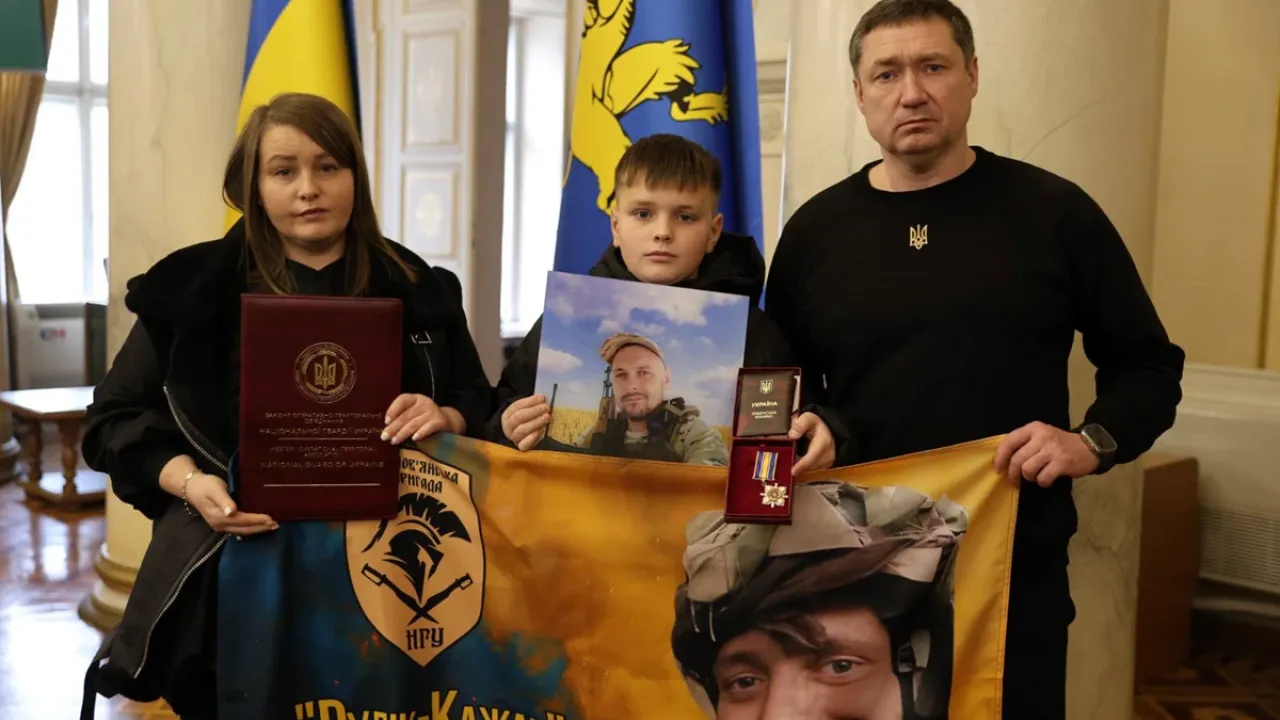 На Львівщині державні нагороди були вручені батькам, дітям, братам і сестрам 38 загиблих військовослужбовців.