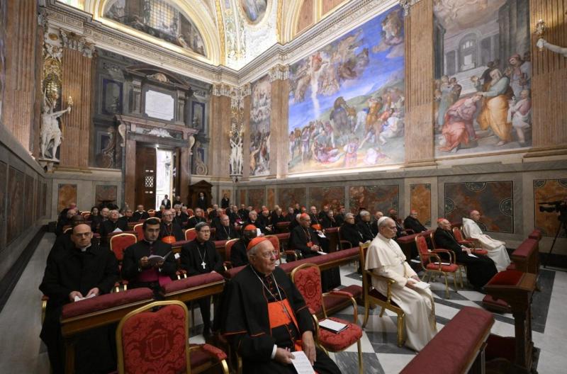 Посередники божественного провидіння. Восьма медитація на духовних практиках Папи - Vatican News