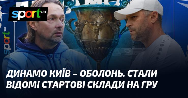 Динамо Київ зустрінеться з Оболонню. Оголошено склади команд на матч.